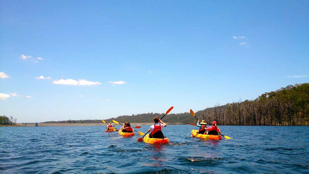 Kayaking from fun in Australia