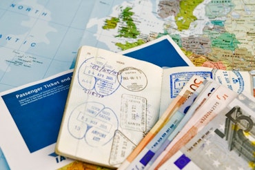 Passport and currency