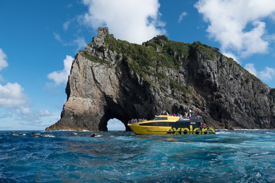 Bay of Islands cruise on your New Zealand honeymoon
