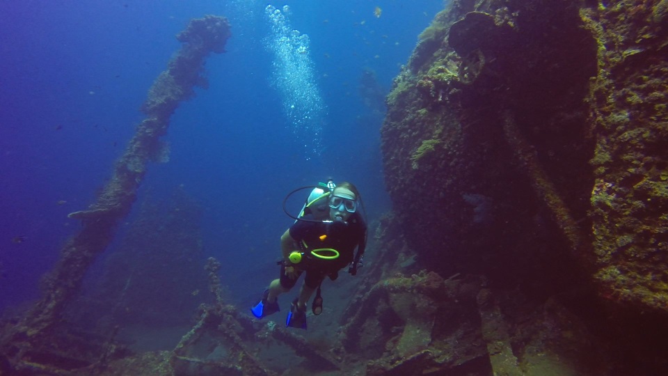 The USS Liberty wreck dive in Bali