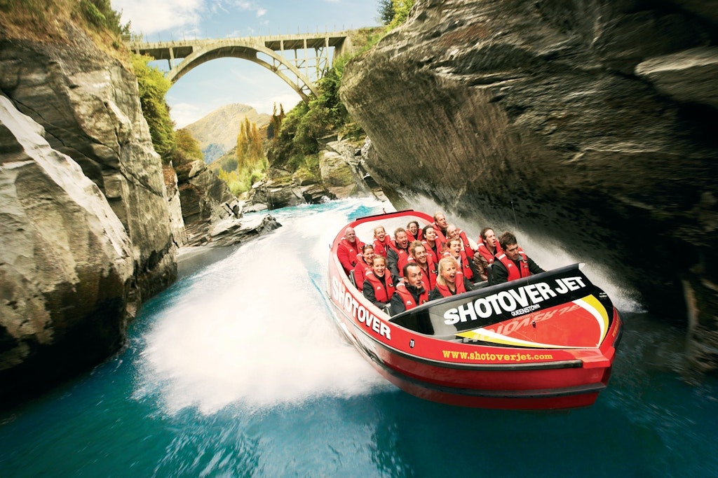 things to do in Queenstown, New Zealand, Shotover Jet