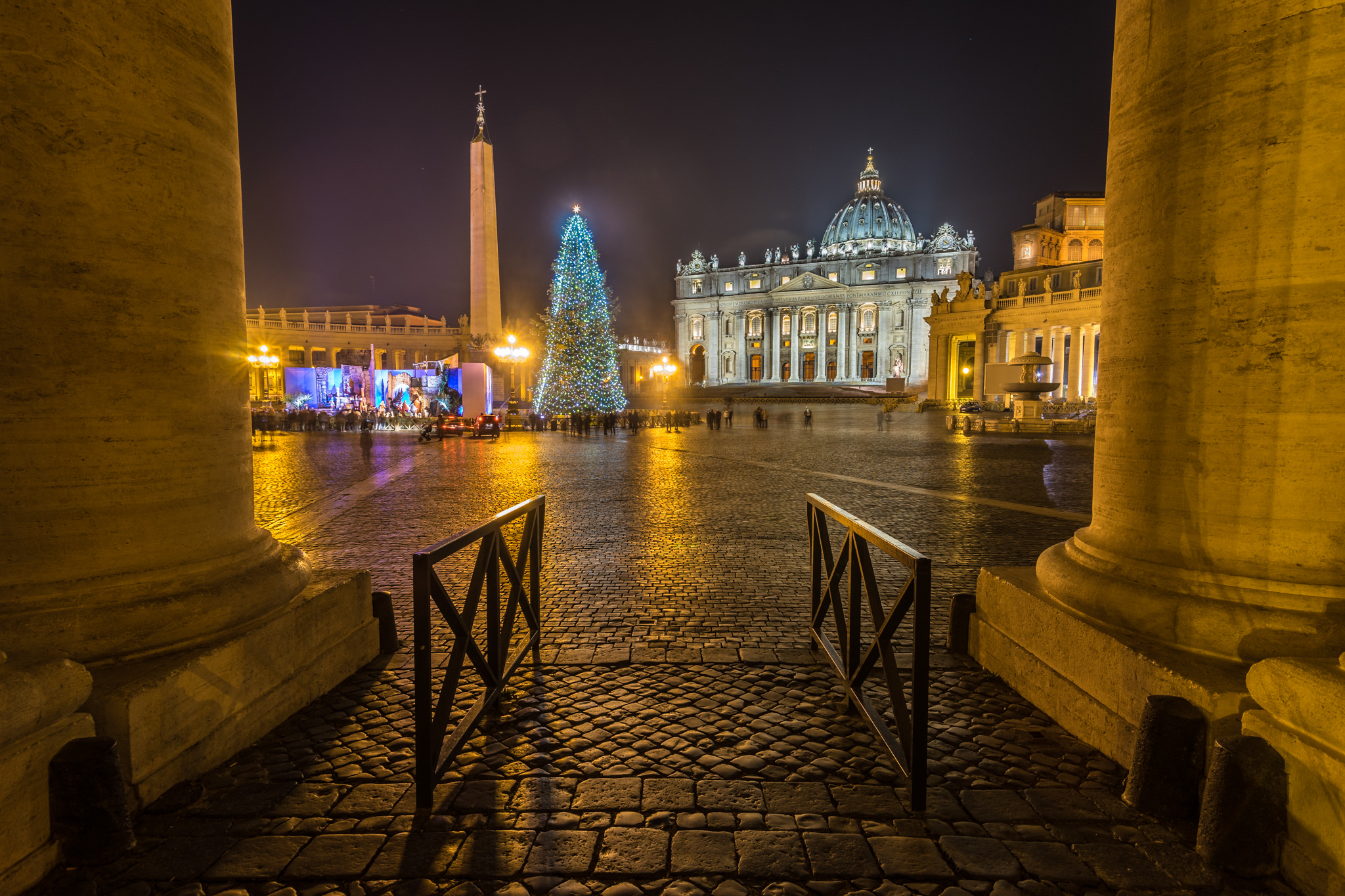 Winter in Italy, Christmas in Vatican