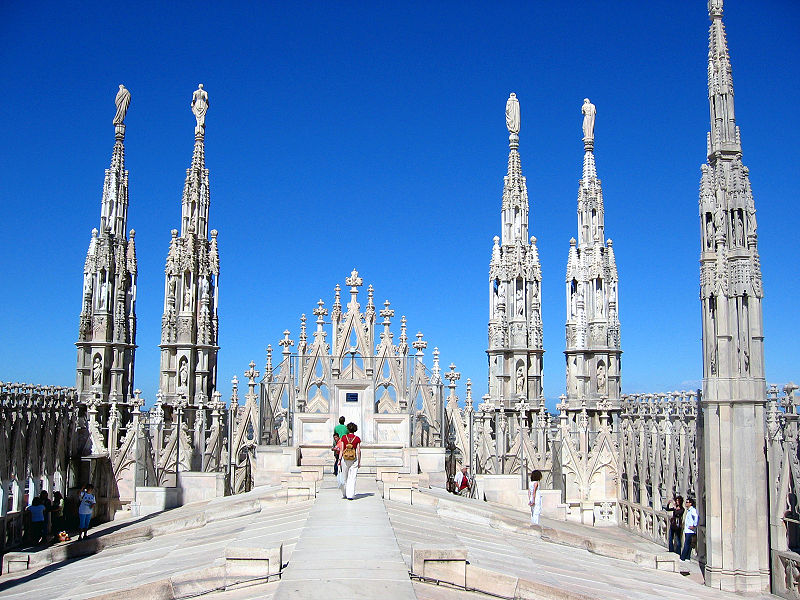 Duomo’s Roof,Italy,top things to do in Milan