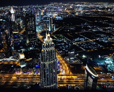 Burj Khalifa by the night