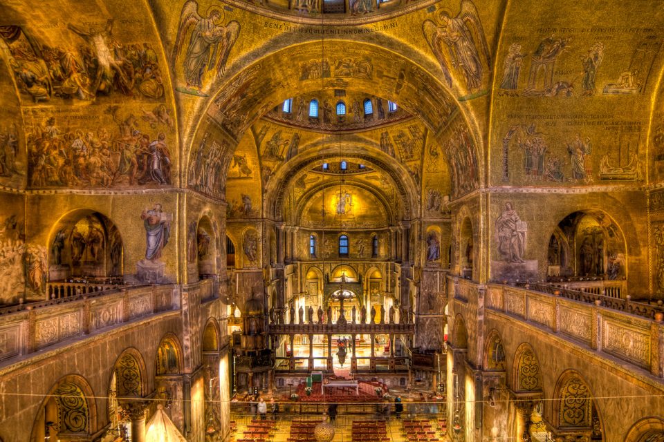 Inside Saint Marks Basilica