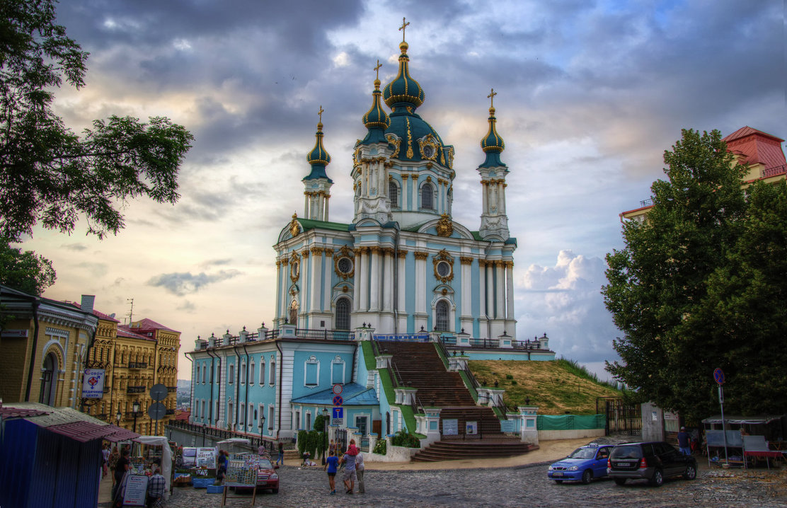 St. Andrew Church,places to visit in Kiev 