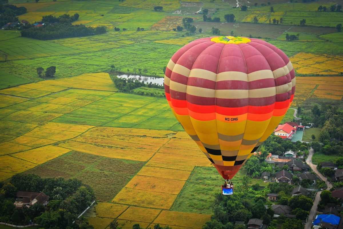 Hot Air Balloon,things to do in Thailand