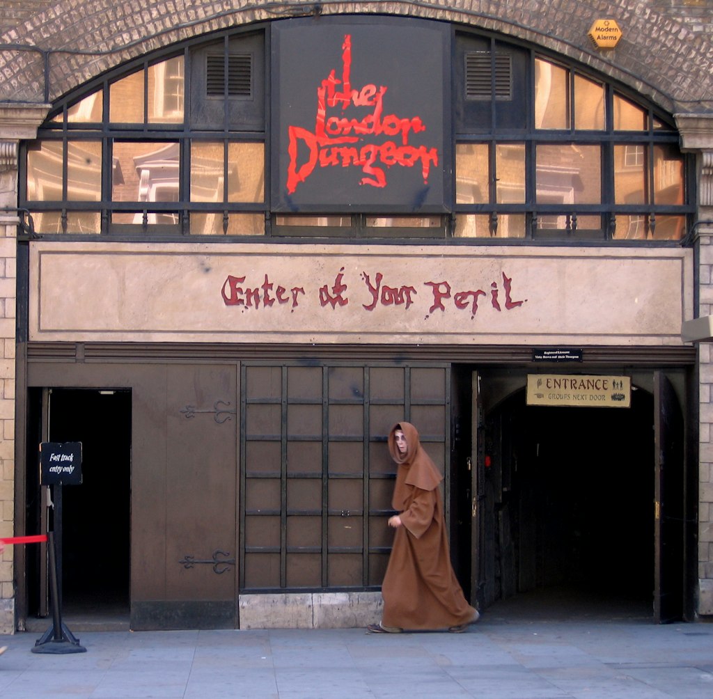 Entrance of the London Dungeon