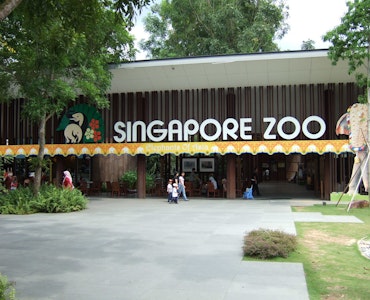 entrance of Singapore Zoo