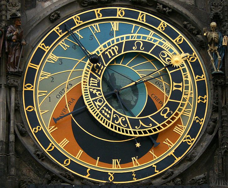The Dial of Astronomical Clock 
