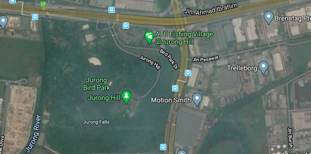 Location of Jurong Bird Park
