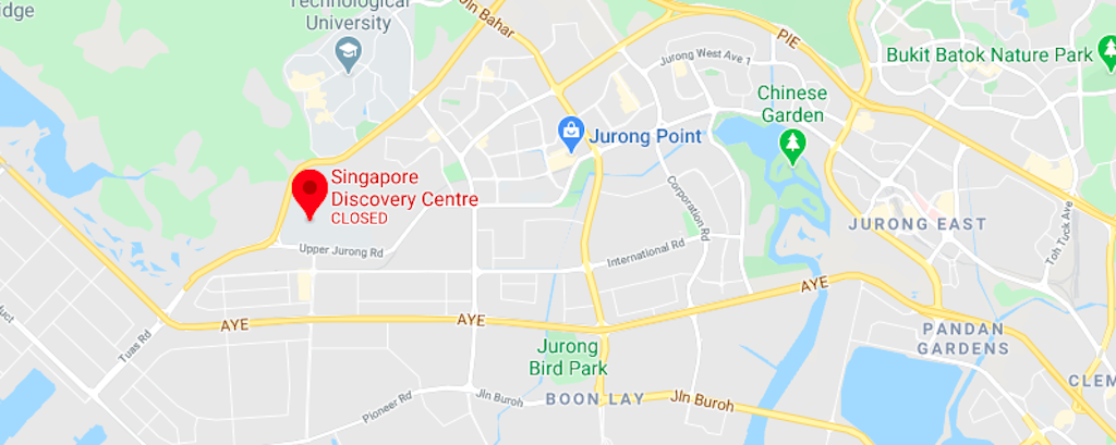 Location of Singapore Discovery Centre