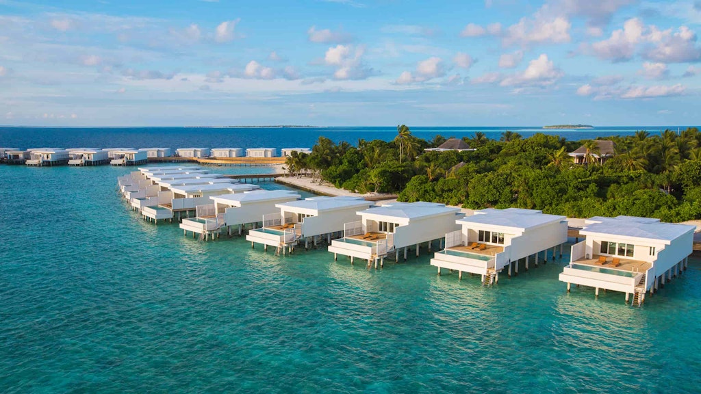 Amillia fushi, baa atoll, maldives resort, tree top pool villa