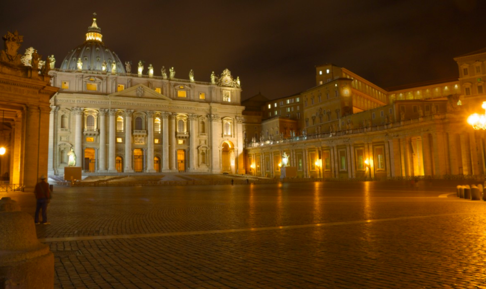 Vatican City in Evening
