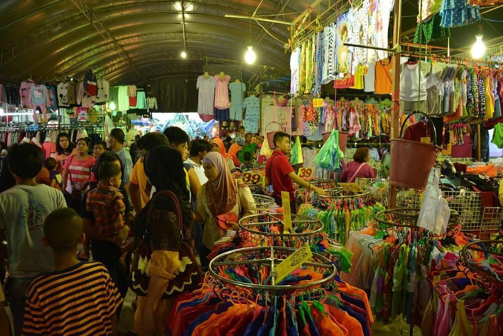 Krabi Town Night Market for Clothes Shopping 