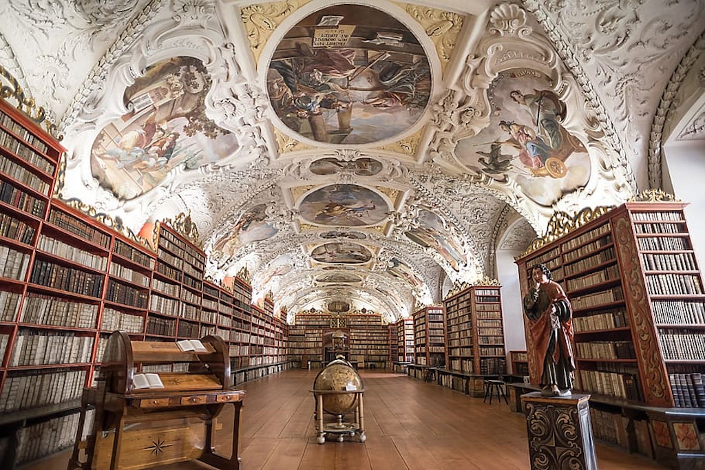 The interior of the Strahov Library