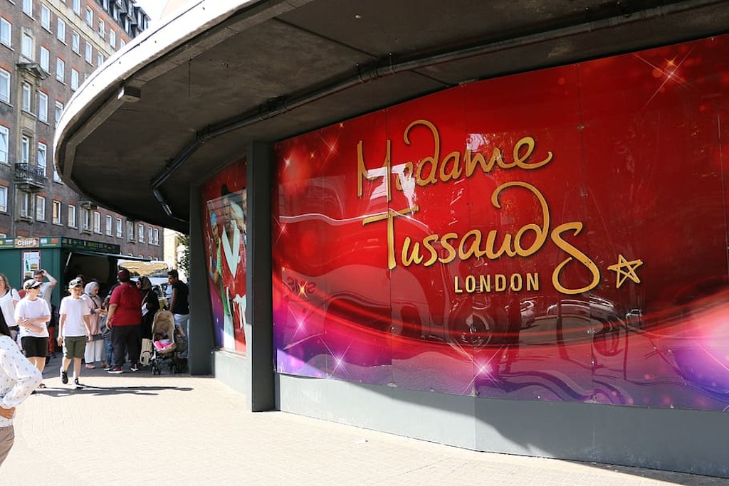 The outside of the Madame Tussauds In London