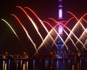 ostankino tower in moscow