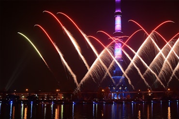 ostankino tower in moscow