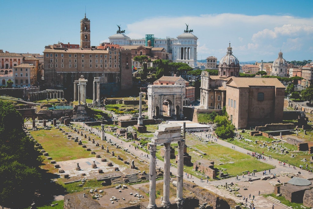 The Roman Forum, one of the best places to visit in Europe