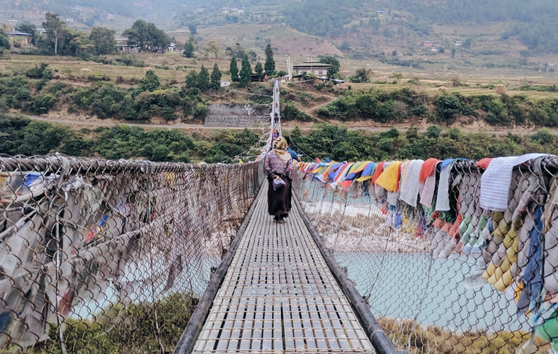 Bridge in Bhutan