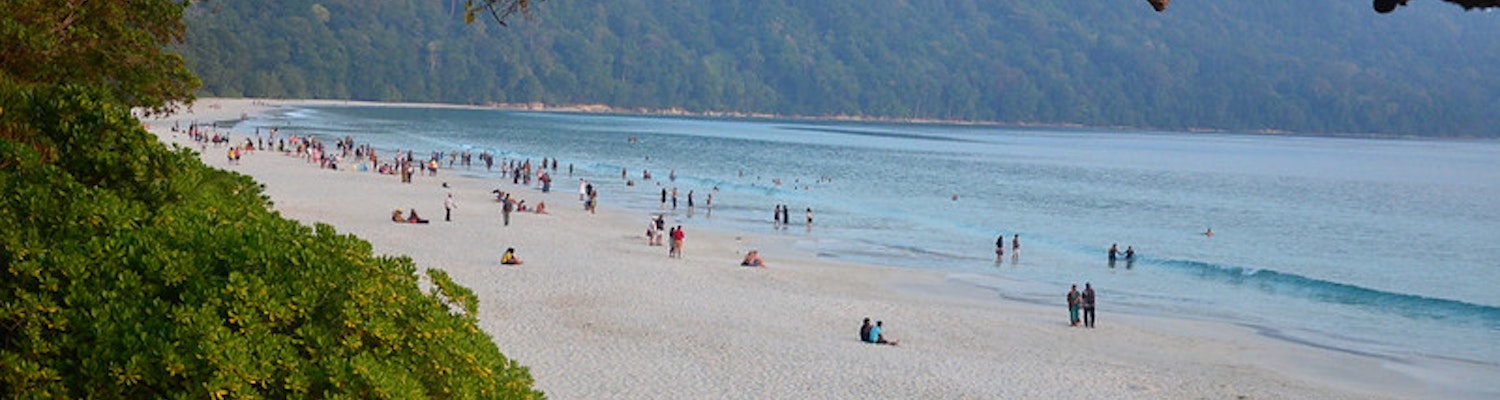 Radhanagar Beach In Andaman, India