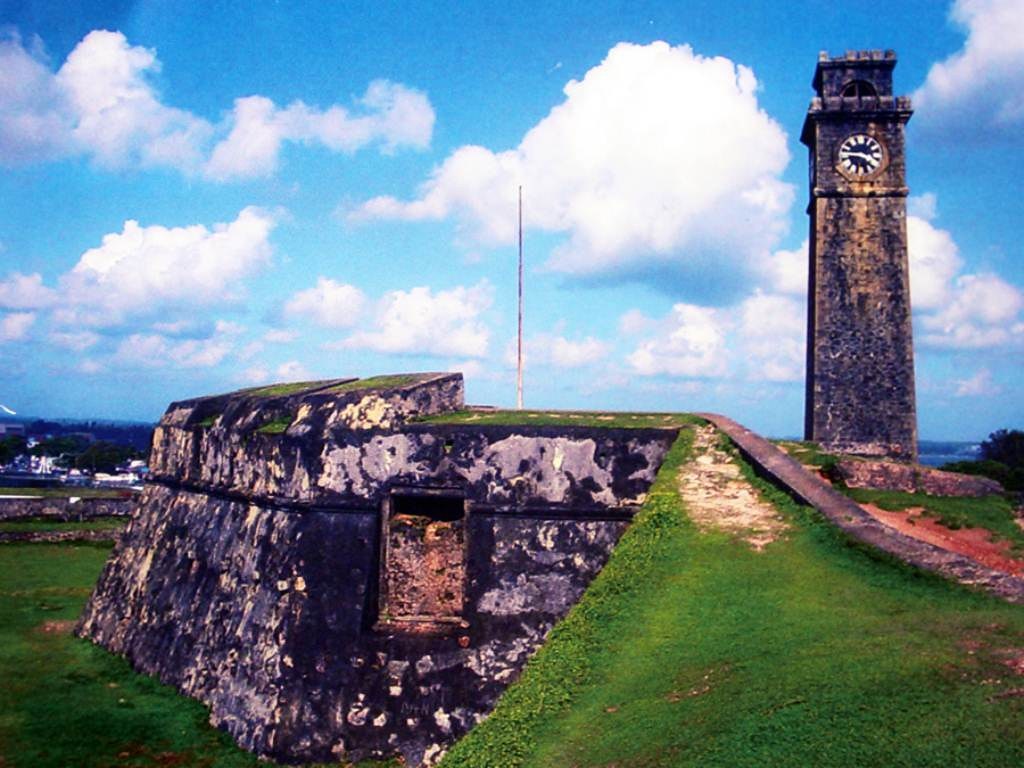 A fort at Galle, one of the top 10 places to visit in Sri Lanka