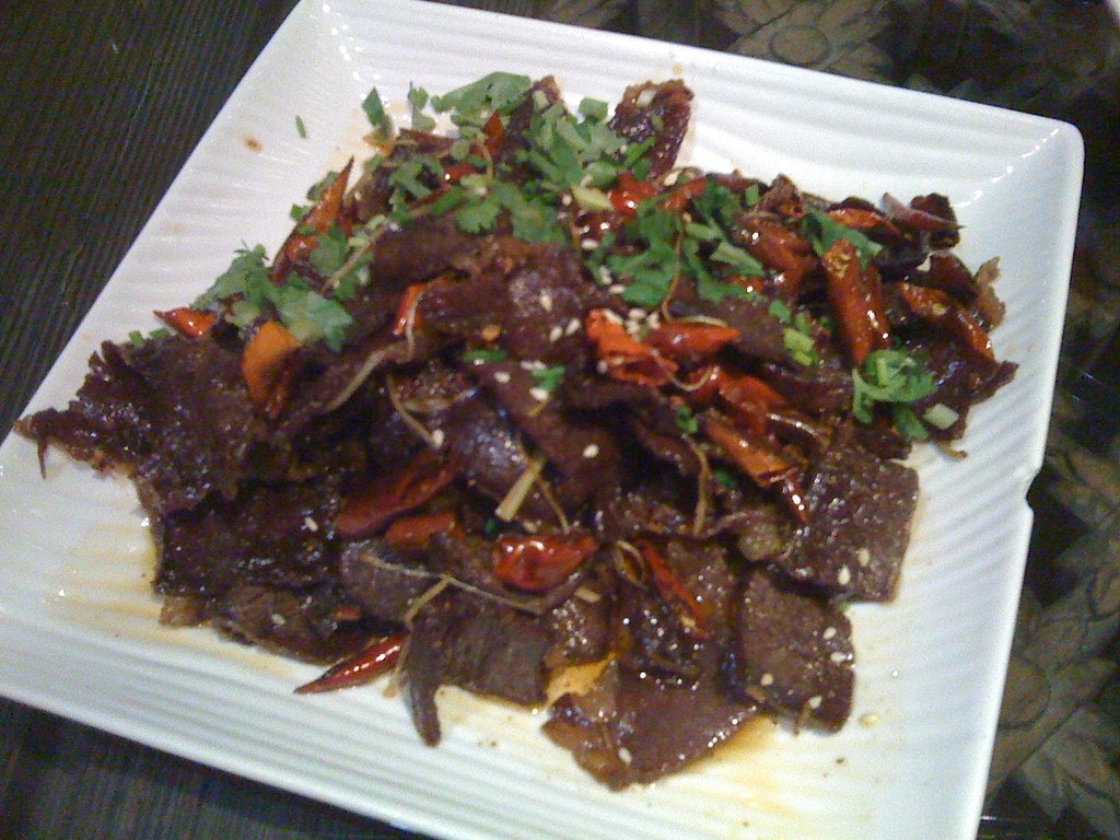 Yak meat with spices