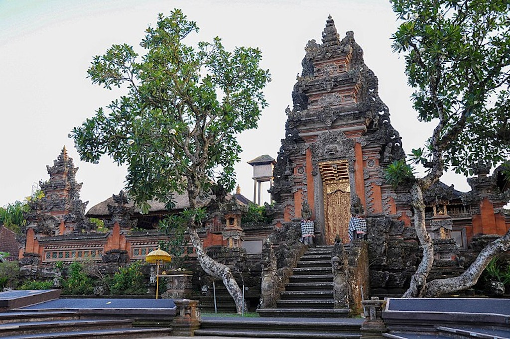 Pura Taman Saraswati temple in Bali, Indonesia