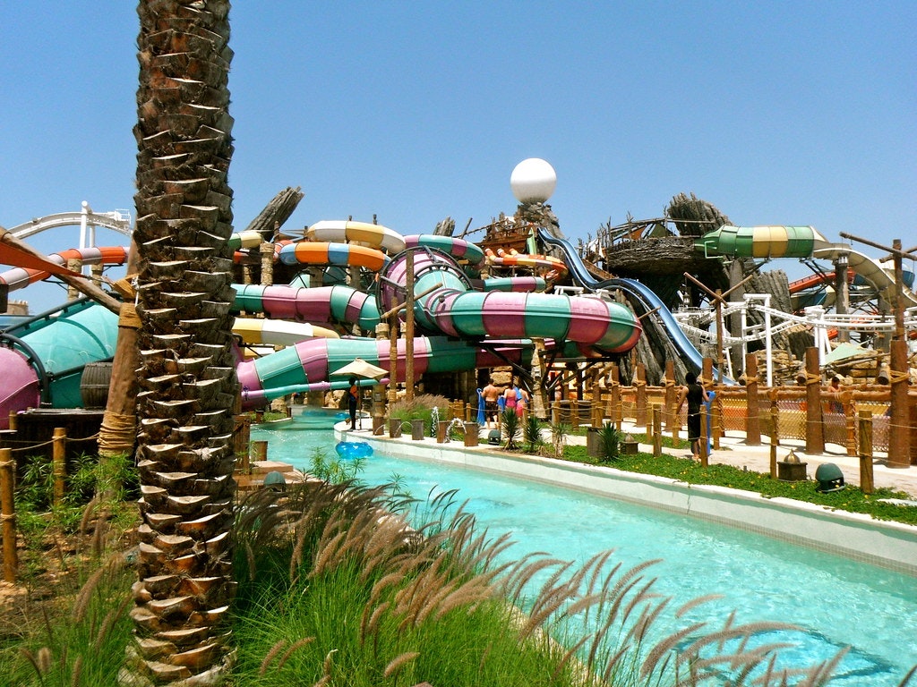 Yas Waterworld, one of the most kid's favorite attraction in Abu Dhabi