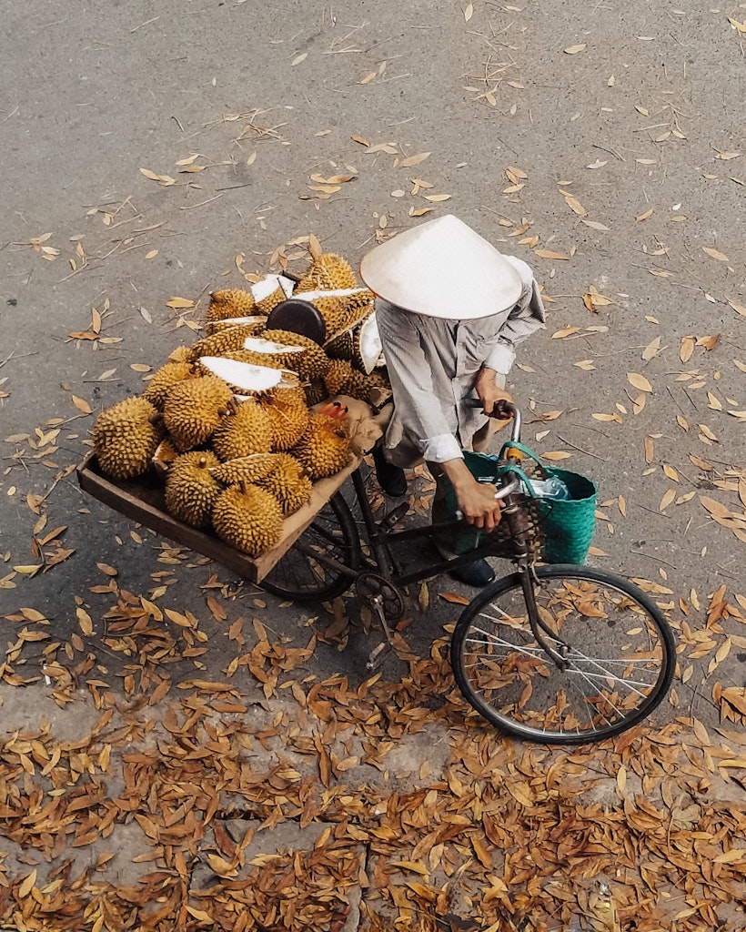 Salesman of Durian Fruit