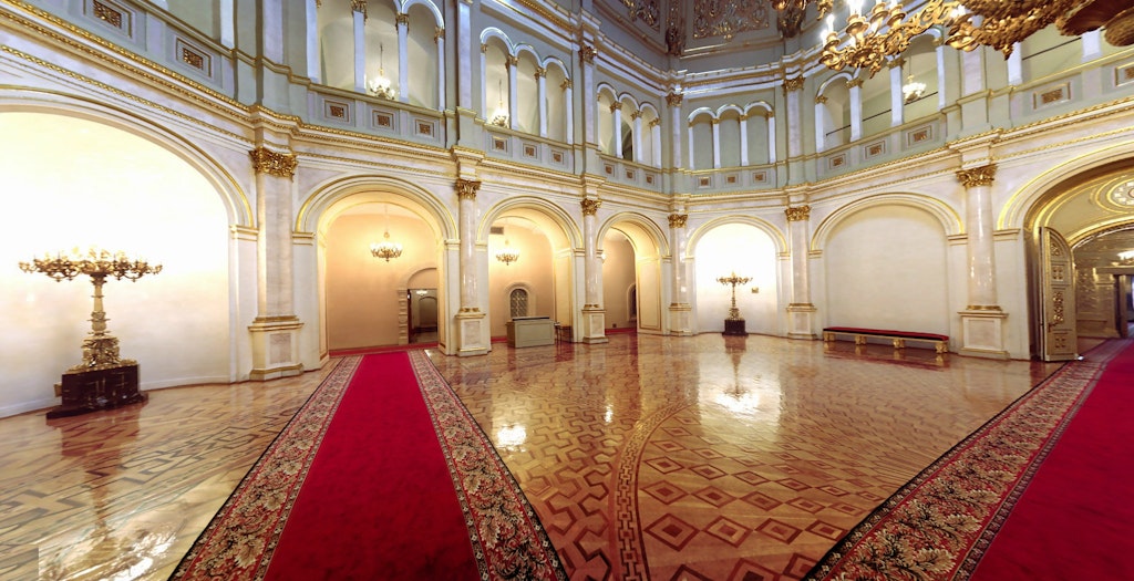 The Vladimirsky hall in Grand Kremlin palace