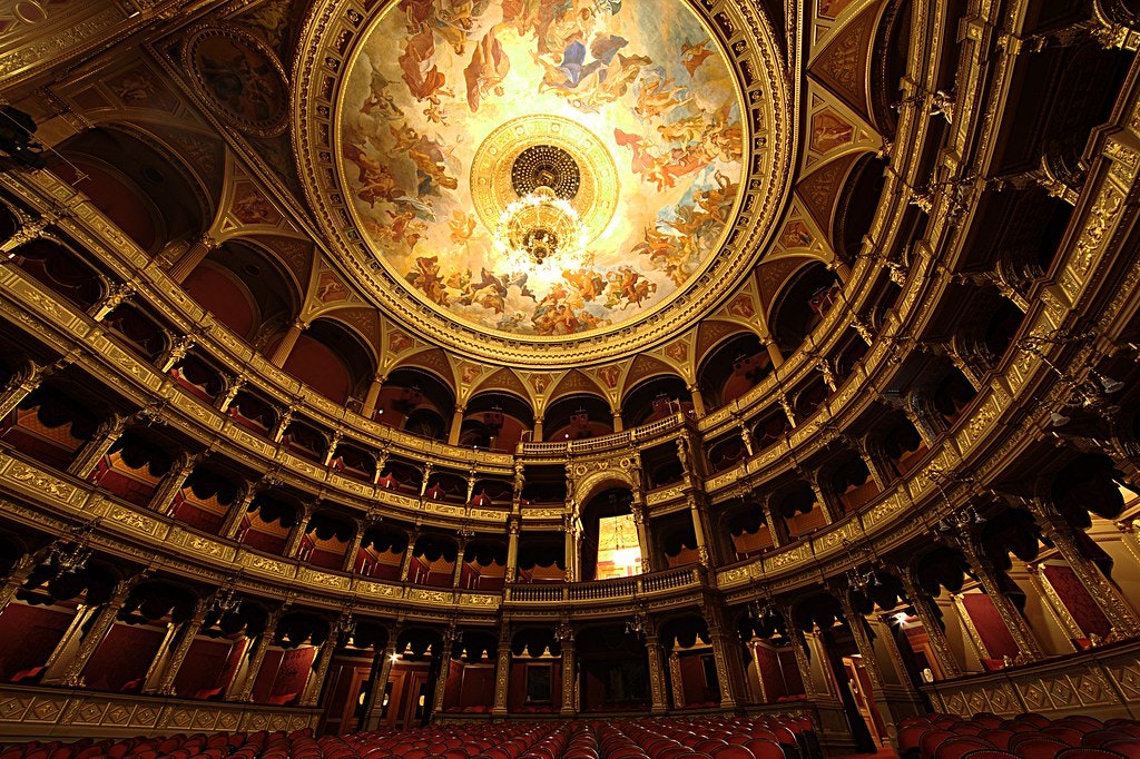 Hungarian state opera house, Budapest, Hungary