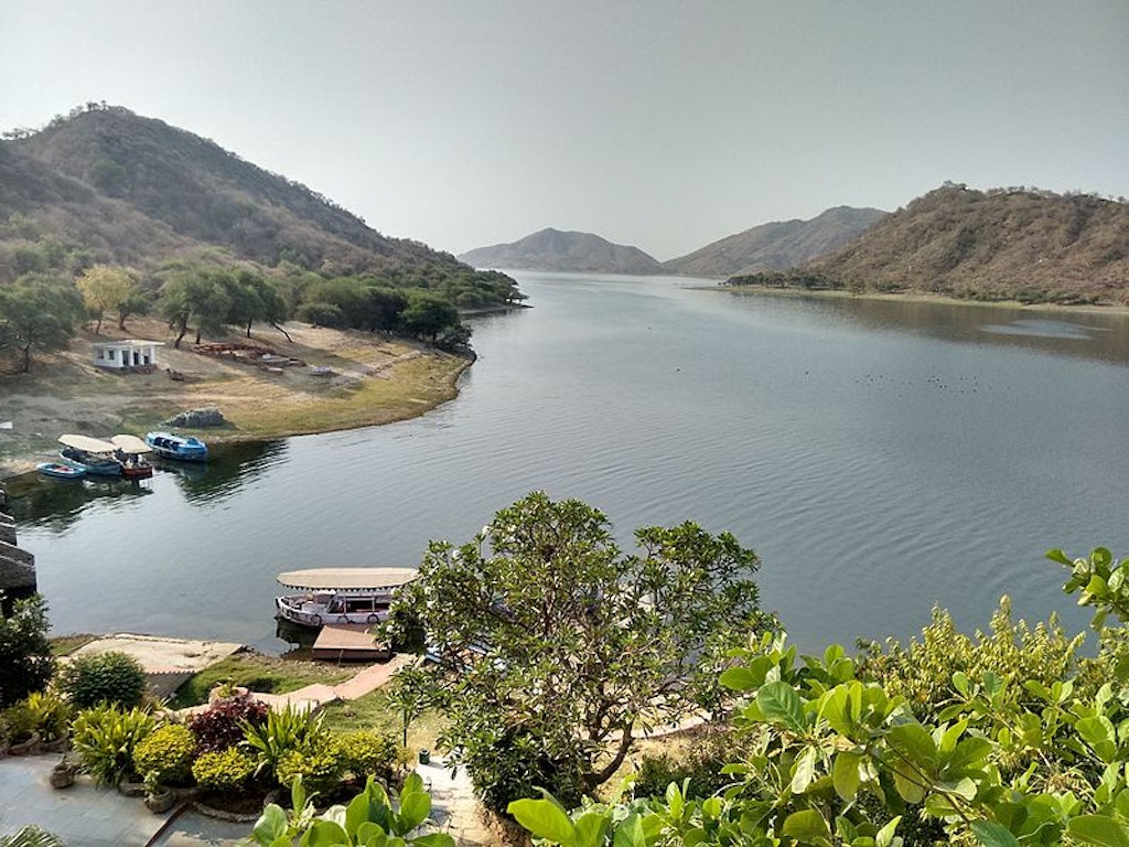 Jaisamand lake in Rajasthan 