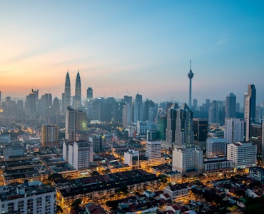 Twin towers in Kuala Lumpur