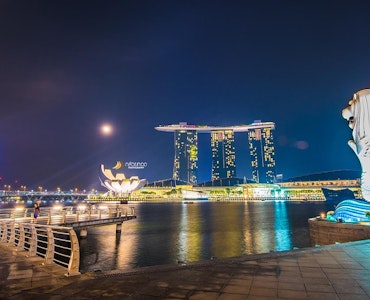 Merlion Marina in Singapore