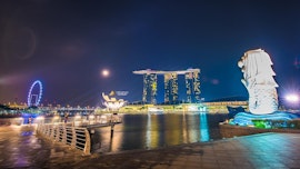 Merlion Marina in Singapore