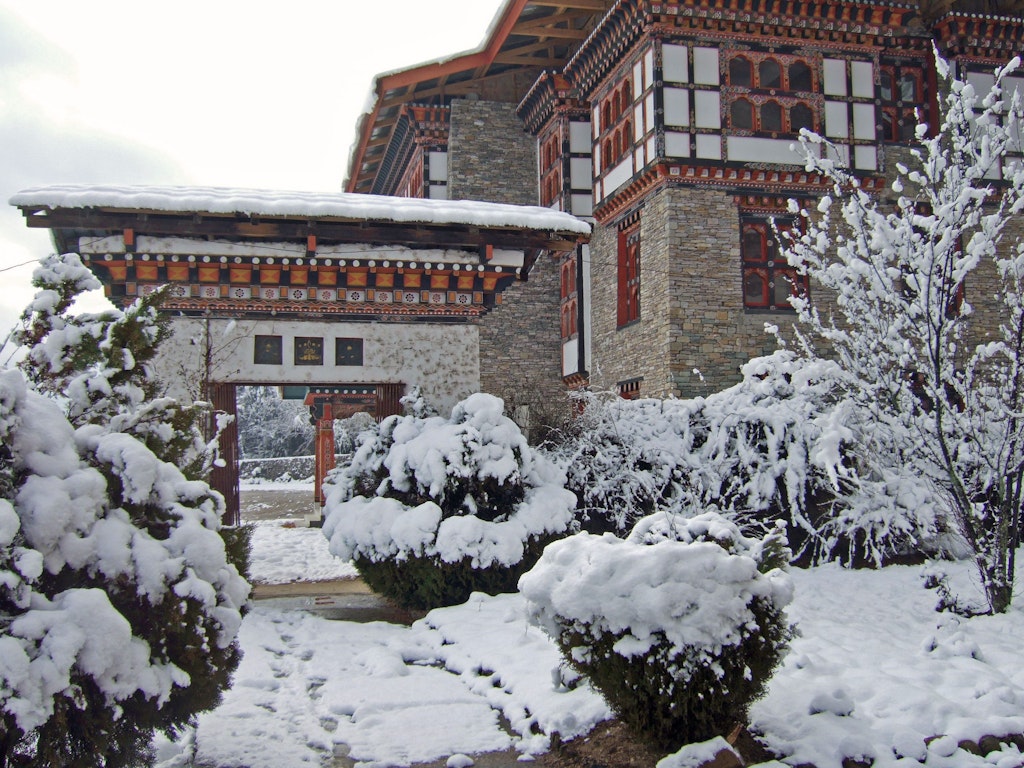 The National Library of Bhutan in Winter (Best time to Visit Bhutan)