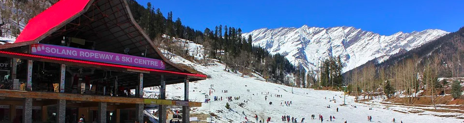 Solang Valley in winter