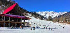 Solang Valley in winter