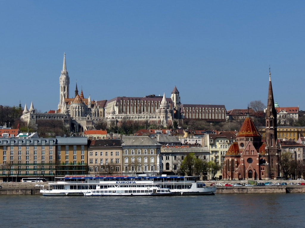 The Castle Hill from Danube (Places to Visit In Budapest)