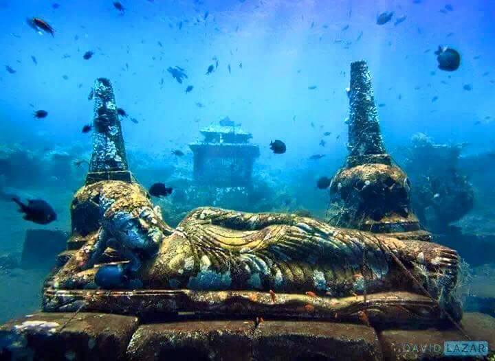 Underwater Temple of Bali