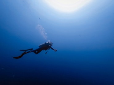 Scuba diving in Maldives in January