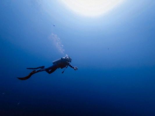 Scuba diving in Maldives in January