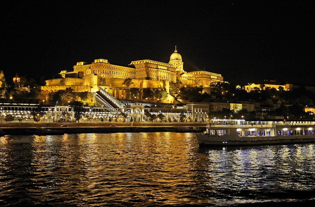 The view of the Danube river cruise, Budapest