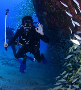 Scuba diving at Maldives