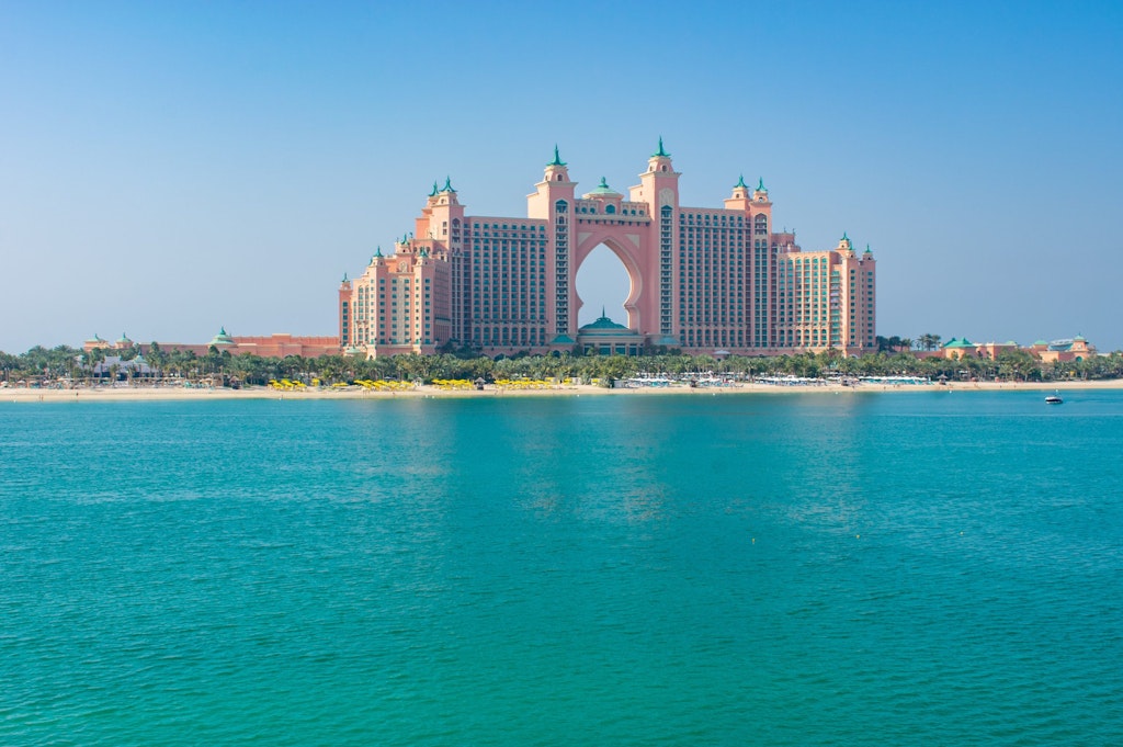 View of Atlantis The Palm from the pointe - Dubai - United Arab Emirates

