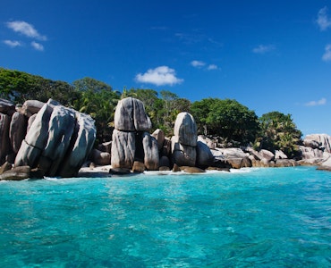Rocks of Ile Coco Beach