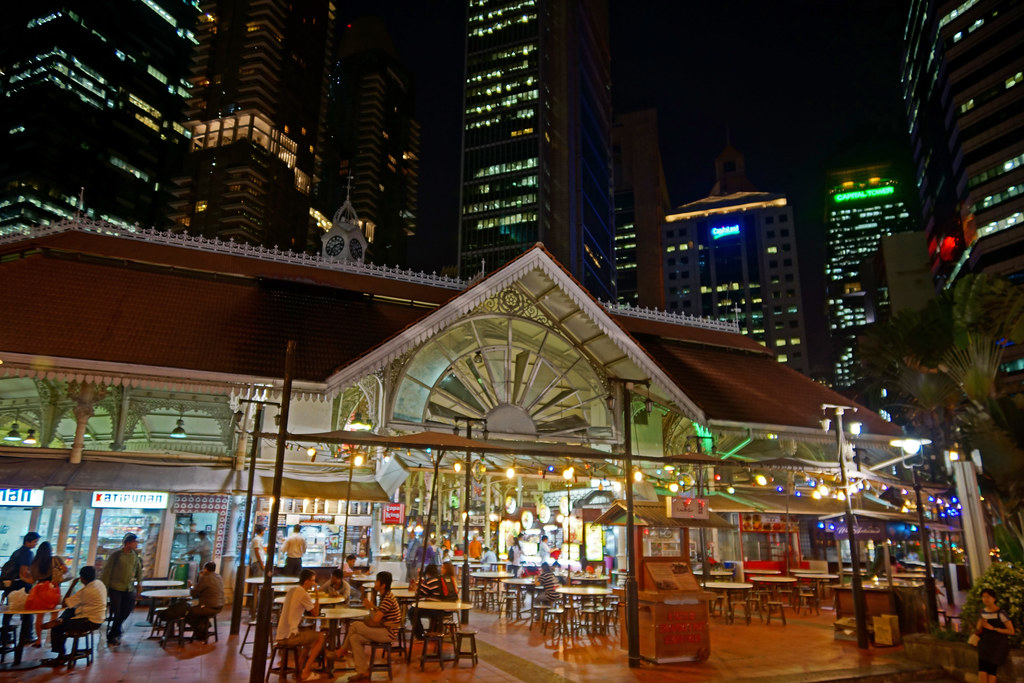 One of the stalls in Lau Pa Sat