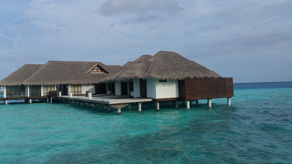 Water Bungalows in Maldives 

